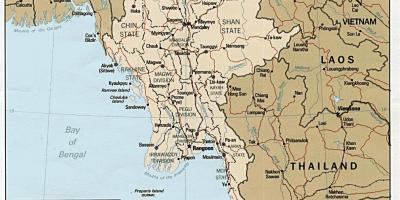 М'янма карта HD